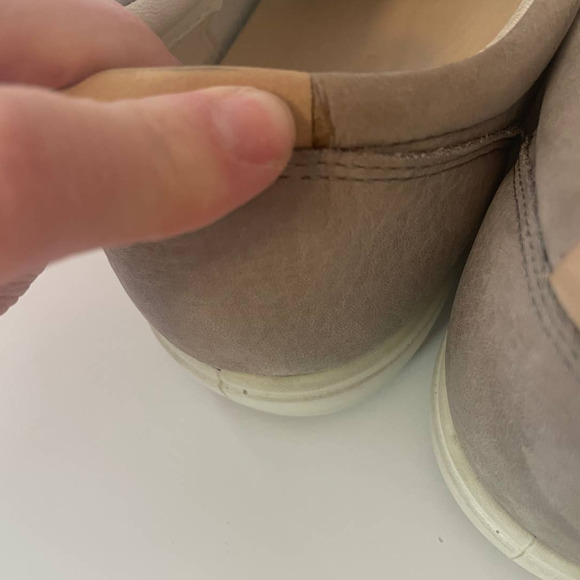 Ecco Womens Comfort Leather Lace Up Sneaker Shoes SZ 12 - Picture 4 of 11